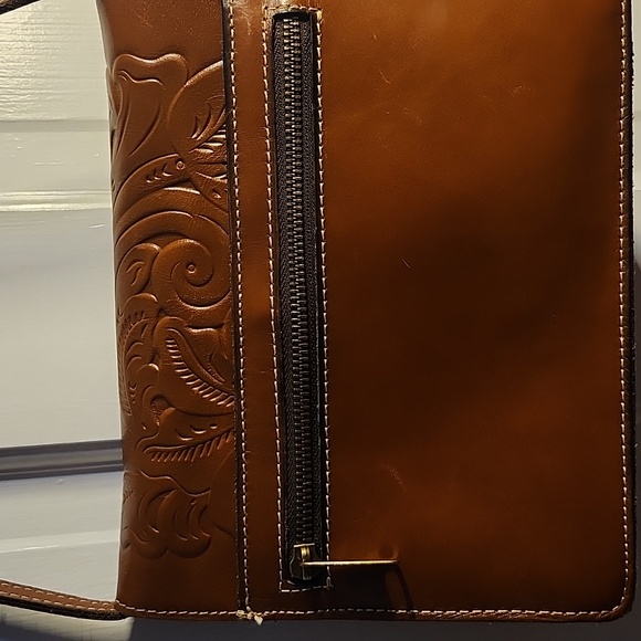 PATRICIA NASH LOCRI CROSSBODY BAG TOOLED LEATHER - Picture 3 of 3